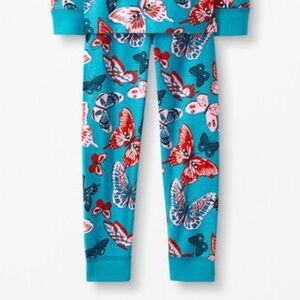 Hanna Anderson Butterfly Print long John pajama bottoms 130 cm 8